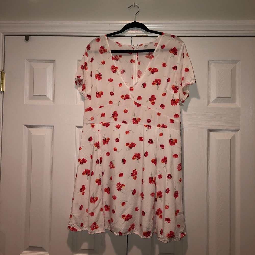 GAP white Floral dress